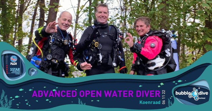 Proficiat Koenraad! Advanced Open Water Diver