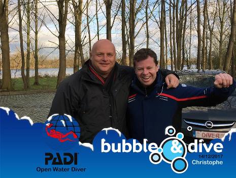 Proficiat Bjorn met het behalen van je PADI Open Water Diver brevet in Gent!