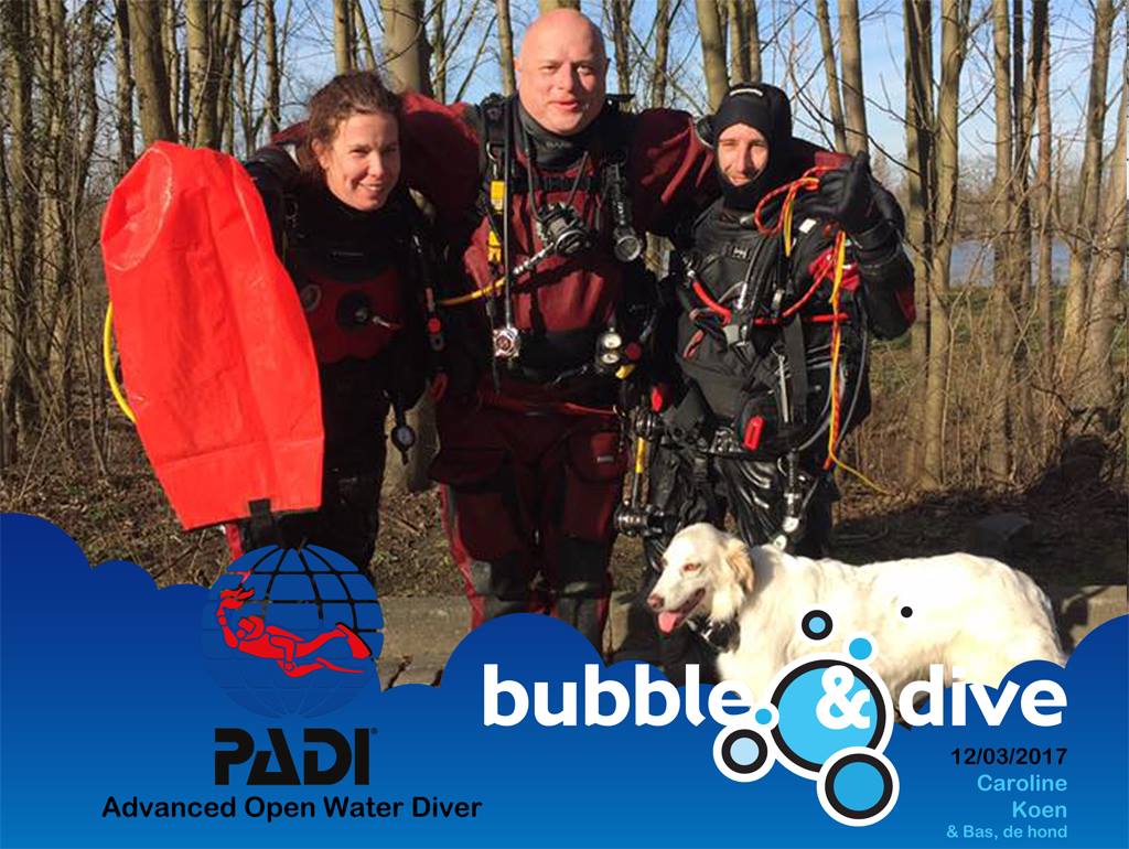 Proficiat Caroline en Koen met het behalen van jullie PADI Advanced Open Water Diver brevet!