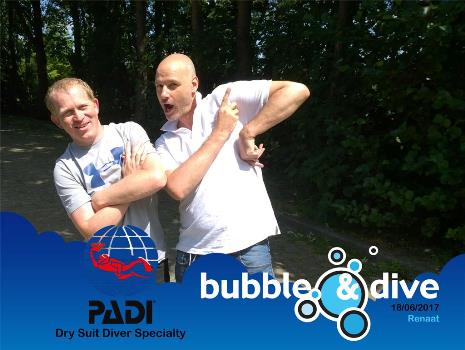 Proficiat Renaat met het behalen van jou Dry Suit Specialty!