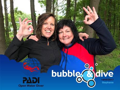 Proficiat Stephanie met het behalen van je Open Water Diver brevet in onze duikschool in Gent!